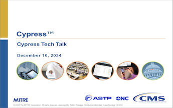 Cypress Tech Talk Slides from December 10, 2024