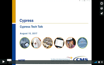 Cypress Tech Talk Slide from August 15