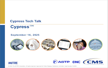 Cypress Tech Talk Slides from September 16, 2025