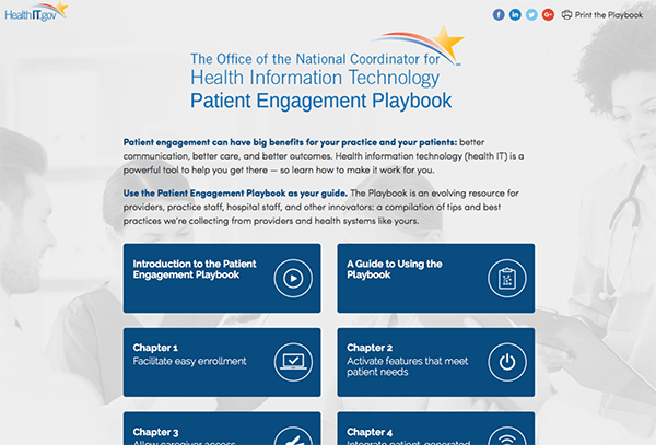 Patient Engagement Playbook. Click to Visit.