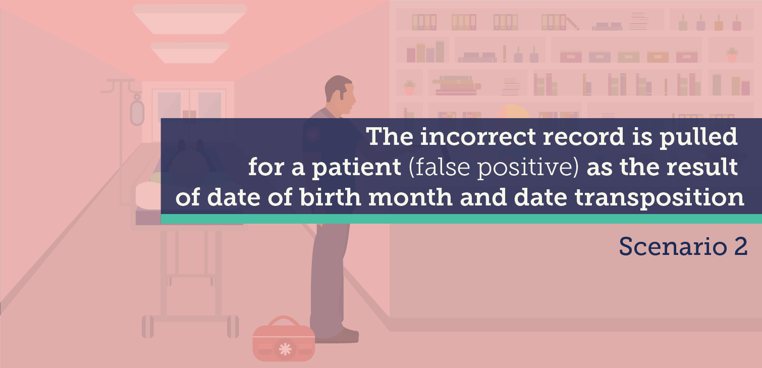 Video showing the dangers of getting the wrong patient record because of a wrong birthdate