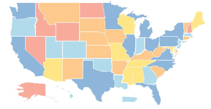 Transparent Map Of Usa