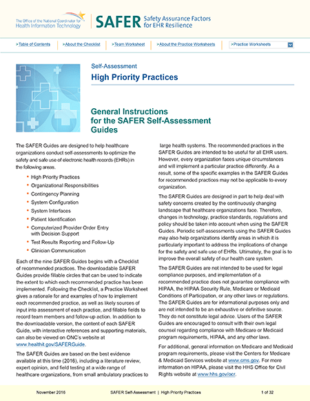 High Priority Practices. PDF. Click to download.