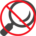 No Visual Inspection No Visual Inspection Icon